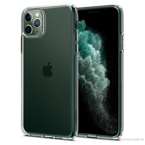 Spigen Liquid Crystal átlátszó tok, hátlap iPhone 11 Pro Max