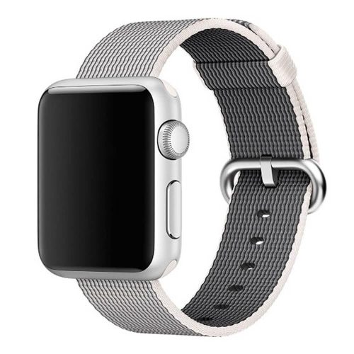 Apple Watch szőtt Műanyag szíj SZÜRKE 42 / 44 / 45 mm