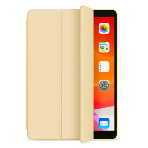 Smart Book tok kemény hátlapos szilikon védőéllel arany Apple iPad 10.2" (2021/2020/2019)
