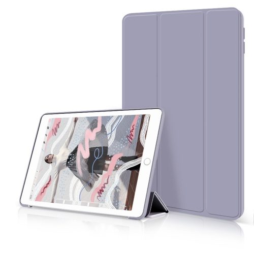 Smart Book tok kemény hátlapos szilikon védőéllel lila Apple iPad 10.2" (2021/2020/2019)