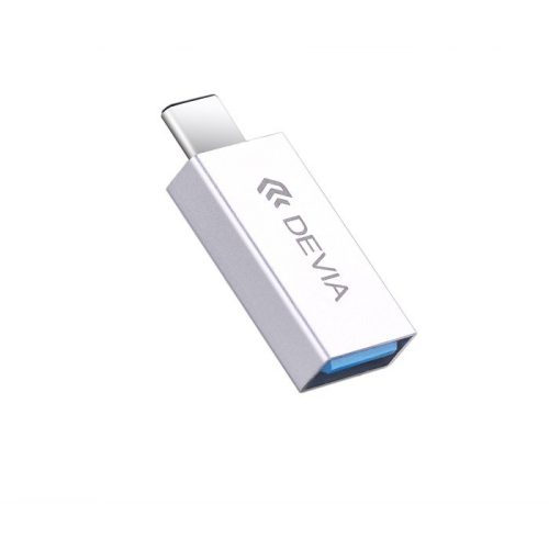 Devia Itec Type-C/USB Adapter - Ezüst