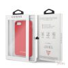 Guess Piros szilikon soft-touch hátlap, tok iPhone 7 / 8 / SE