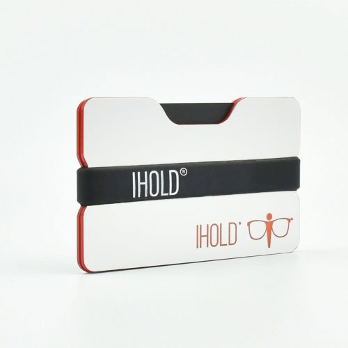 IHOLD Kártyatartó RFID védelemmel FEHÉR / PIROS