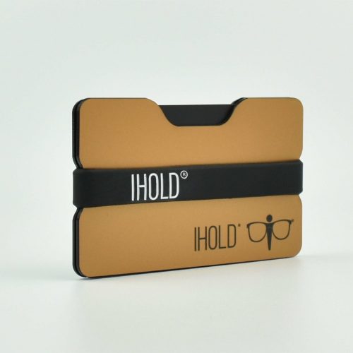 IHOLD Kártyatartó RFID védelemmel ARANY