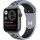 Apple Watch lélegző sportszíj LEVENDULA / FEKETE 38 / 40 / 41 mm