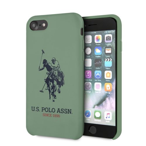 U.S. Polo Assn. iPhone 7 / 8 / SE (ÚJ) szilikon tok, hátlap ZÖLD