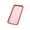 Cango & Rinaldi iPhone SE / 8 / 7 piros bőr tok fehér Swarovski kristályokkal