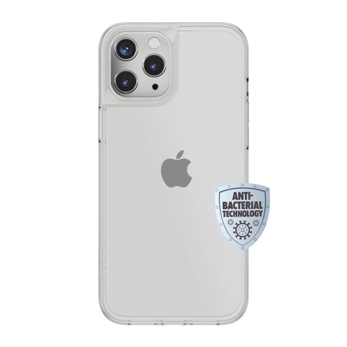 Skech Crystal antibakteriális átlátszó ütésálló iPhone 12 / 12 Pro tok, hátlap
